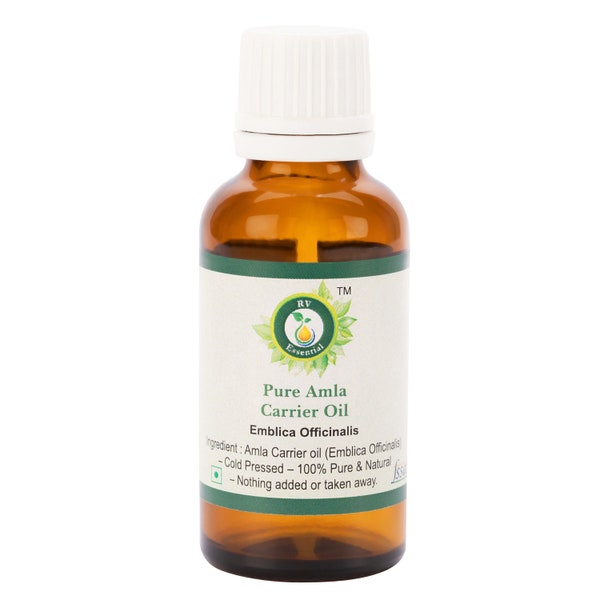 Amla Oil Pure Amla Oil Emblica Officinalis 100% Pure and Natural Rare Herb Series Strengthens Hair Hair For Repair By R V Essential