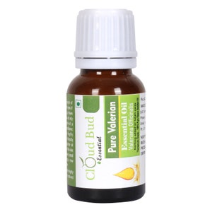 Valerian Oil Pure Valerian Essential Oil Valeriana Officinalis 100% Pure and Natural Steam Distilled Therapeutic Grade By Cloud Bud