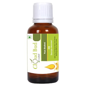 Brahmi Oil Pure Brahmi Oil Bacopa Monnieri 100% Pure and Natural Rare Herb Series Anti-Grey Hair For Deep Conditioning By Cloud Bud