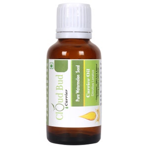 Watermelon Seed Oil Pure Watermelon Seed Carrier Oil Citrullus Lanatus 100% Pure and Natural Cold Pressed Unrefined By Cloud Bud