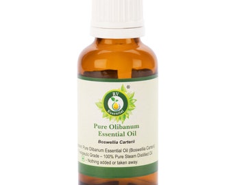 Olibanumolie Pure Olibanum etherische olie Boswellia Carterii 100% pure en natuurlijke stoomgedistilleerde therapeutische kwaliteit door R V Essential
