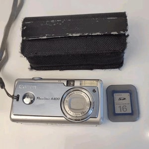 Canon PowerShot A400 5.0MP Compact Digital Camera Y2K Vintage Canon TESTED - Y2K Digital camera Canon PowerShot