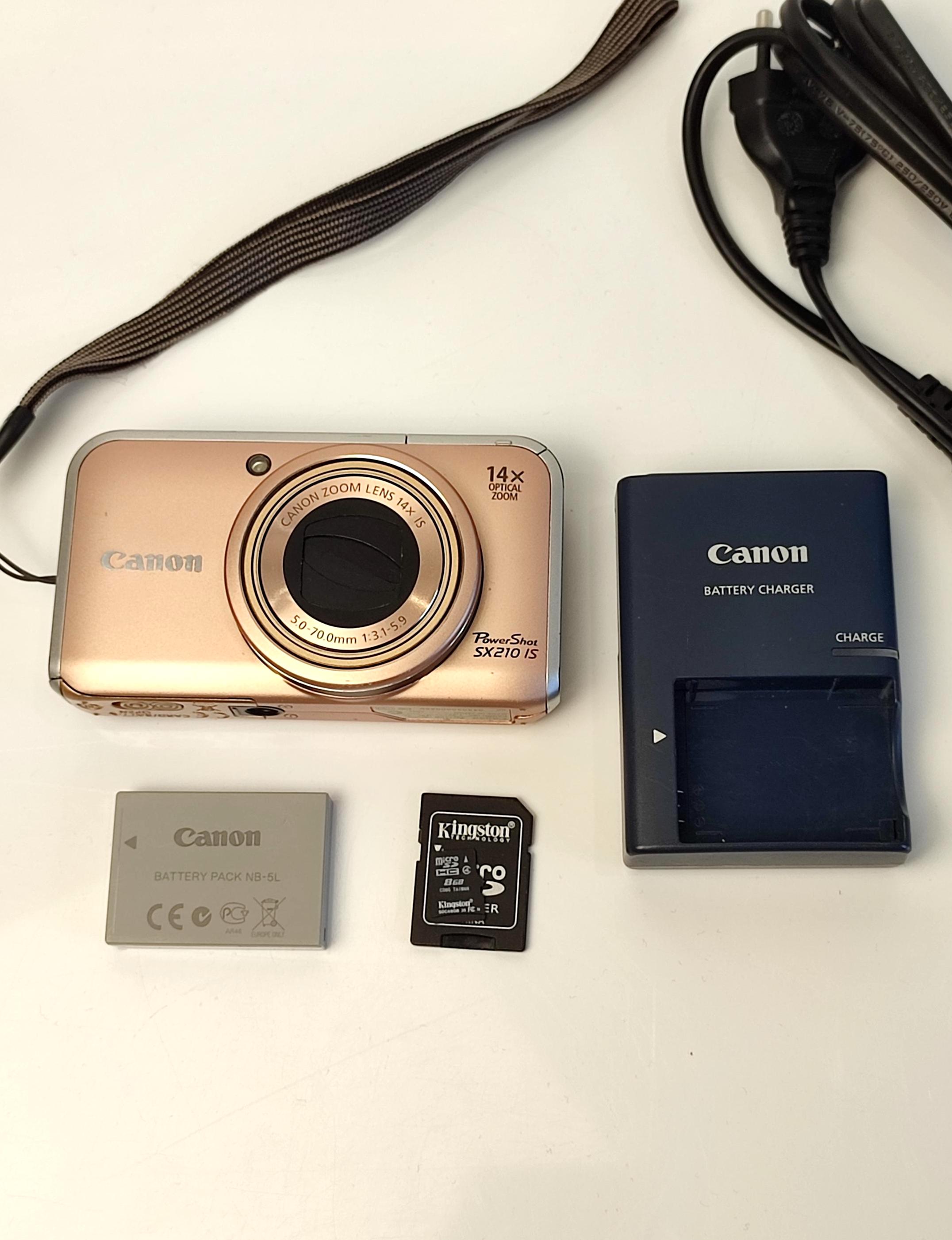 Canon Powershot SX210 IS Digital Camera 14.1MP 14x Optical Zoom