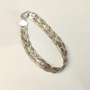 Ladies Silver Bracelet 925 Silver 18.5 cm, 7.6 gr. nice cute Elegant Bracelet