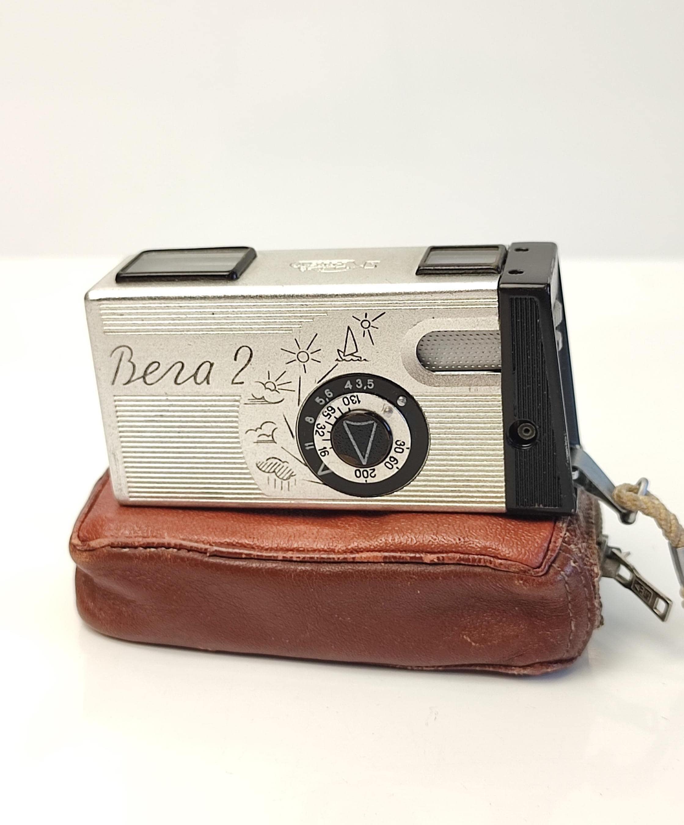 MINOX A appareil espion miniature +étui cuir+chainette | Rakuten
