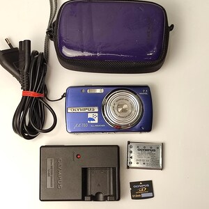 超コンパクトカメラ OLYMPUS U 760 7.1MP 全天候型デジタルカメラ xD カードセット デジタル y2k カメラ 充電器/ xD ピクチャーカード