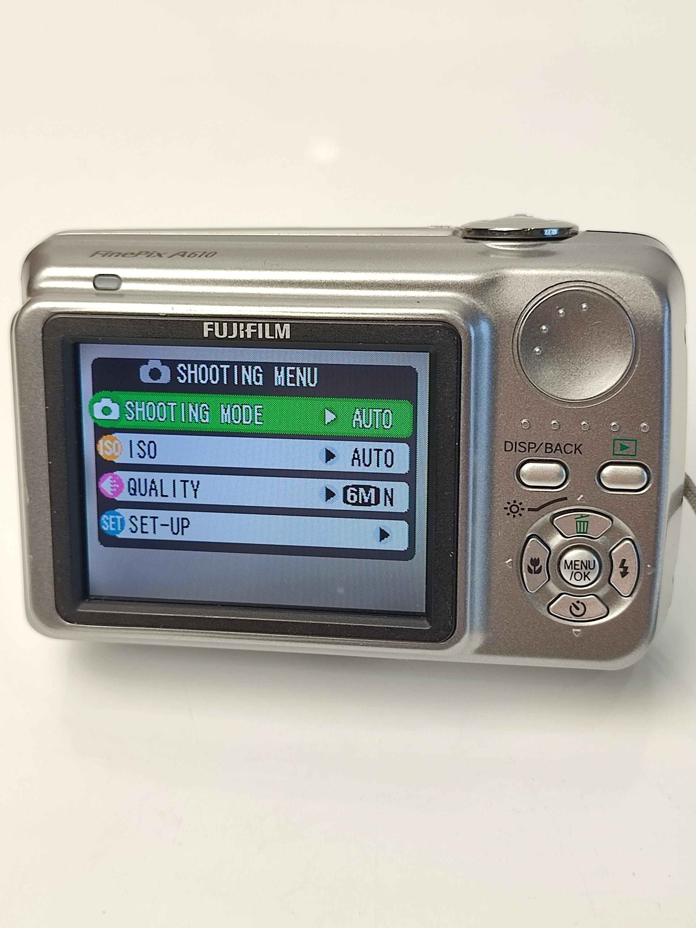 Fujifilm Finepix A610 Digital Camera Y2K 6.3MP Compact Point and