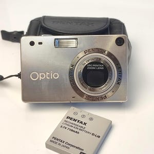 Pentax Optio S4 Digital Camera 4MP Compact Digicam 3x Zoom Vintage Camera Working - No Charger