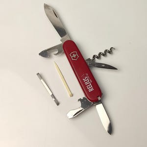 Vintage Swiss Army Victorinox Outrider Knife Multitool Rare Stamp Victorinox Officier Suisse Knife