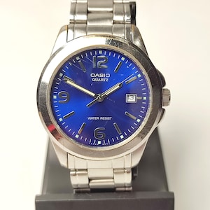 Womens Classic Wristwatch CASIO MTP-1259 Casio Steel Bracelet Short Bracelet! Ladies Digital Watch Casio