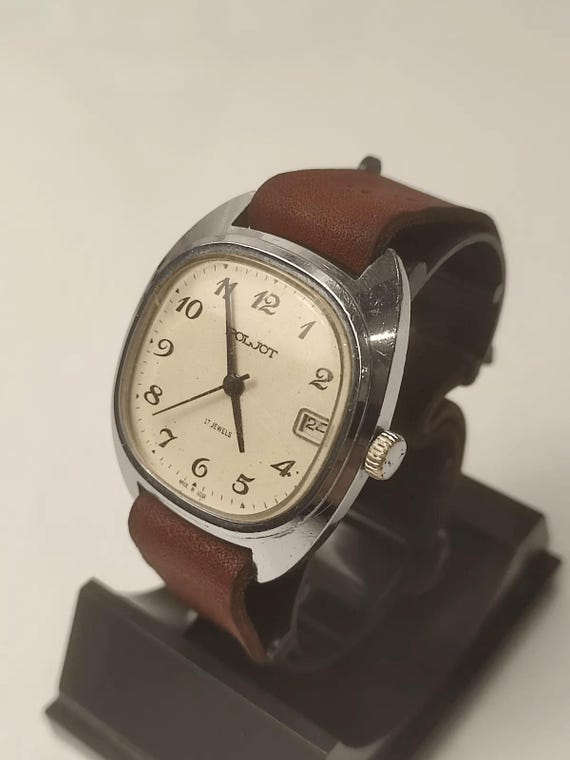 Montre Poljot Vintage URSS - Année 1980 - Calibre 2614.2H - 17 Rubis - Homme