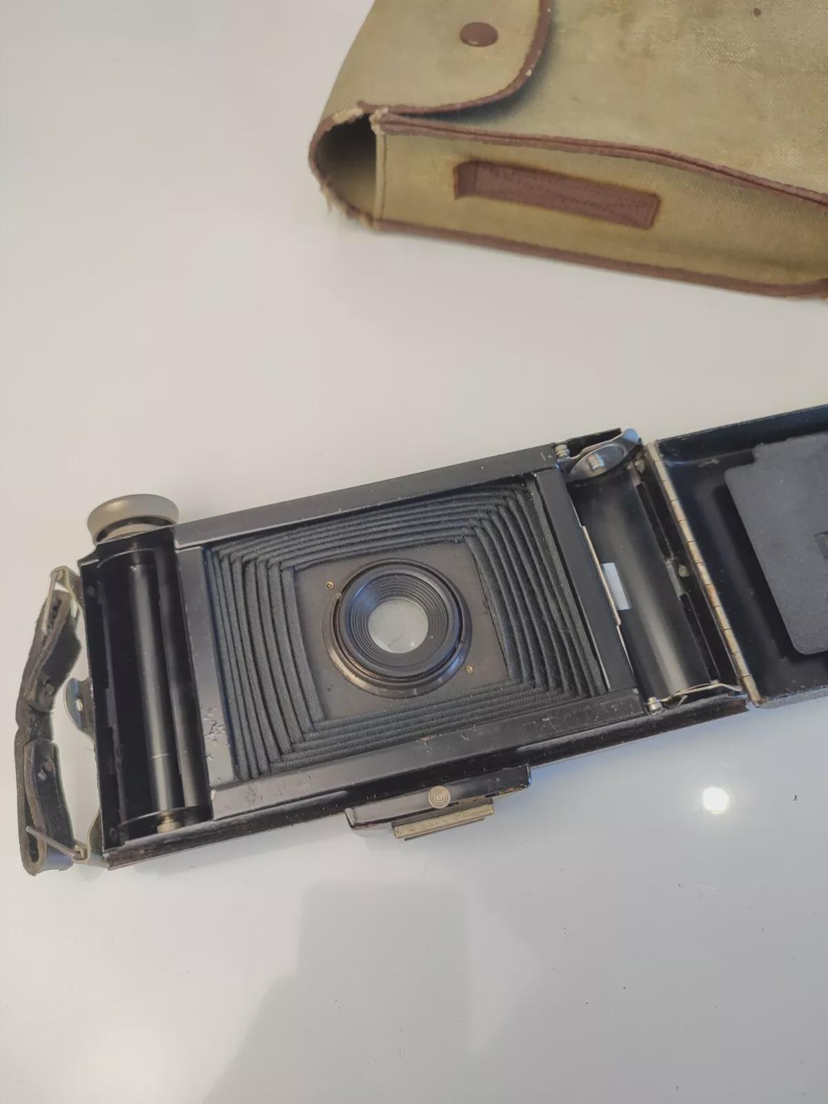 Appareil Photo Vintage Kodak Six-20 Folding Brownie - 6x9 Cm, Pliant, Fonctionnel
