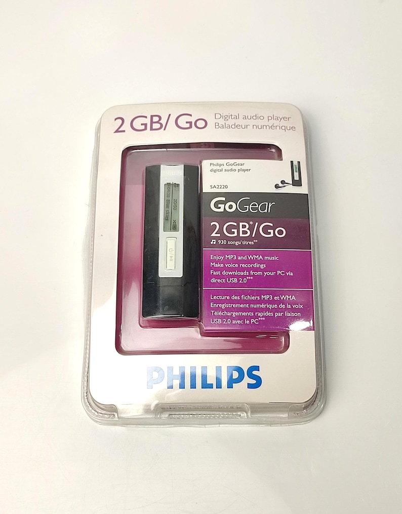 Philips GoGear SA2220 digital audio player sealed box