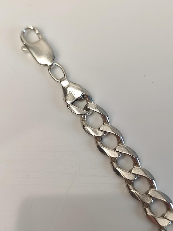 Silver Men Bracelet 925 Silver 20.5 Cm, 16 Gr. Nice Men's Silver