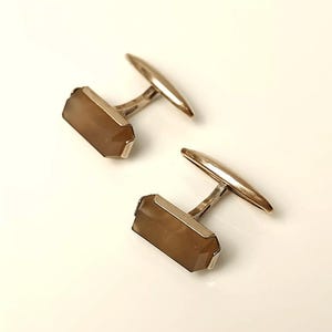 Silver Cufflinks 875 Vintage Silver Rare unisex Cufflinks Cute With Stone Cufflinks Silver ussr