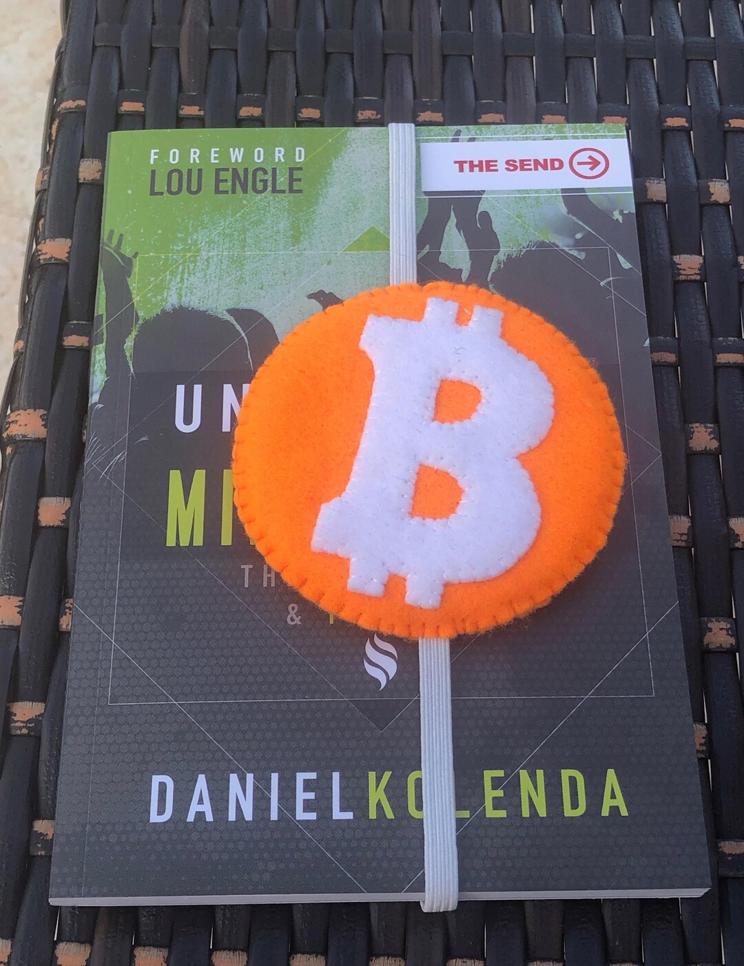 Handmade Felt Bookmark - Bitcoin / Book Lover Gift / Unique Gift - Etsy