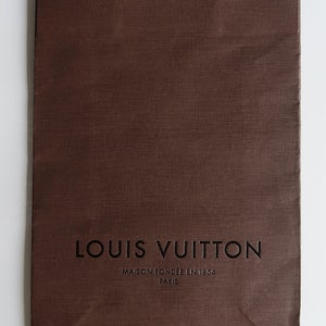 PV07687 Vintage LOUIS VUITTON Packaging (Empty) - 7x7 Box, Ribbon, Tag,  Pouch