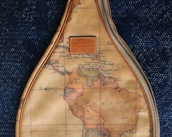 Alviero Martini Sunglasses Pouch Map Print Alviero Martini 1A Classe Geo Print World Map Shoulder Bag  main image 3