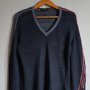 Vintage sweatshirt met V-hals ETRO Made in Italy