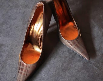 GERARDINA de MAGGIO Zapatos de tacón alto de aguja con punta puntiaguda clásicos vintage