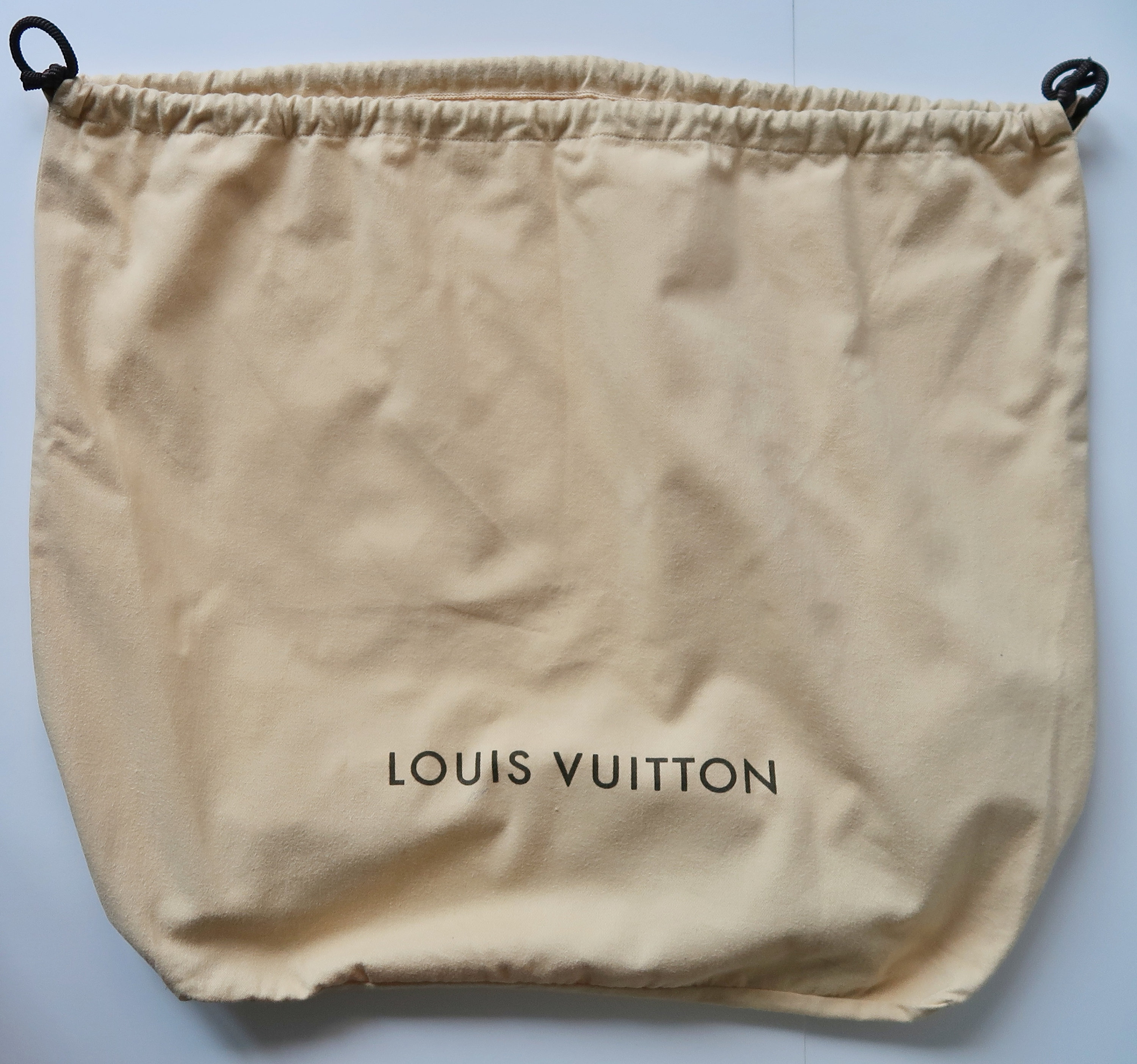 Louis Vuitton Dust Bag Flap Fold Over Envelope Style Storage Cover Yellow  Gold