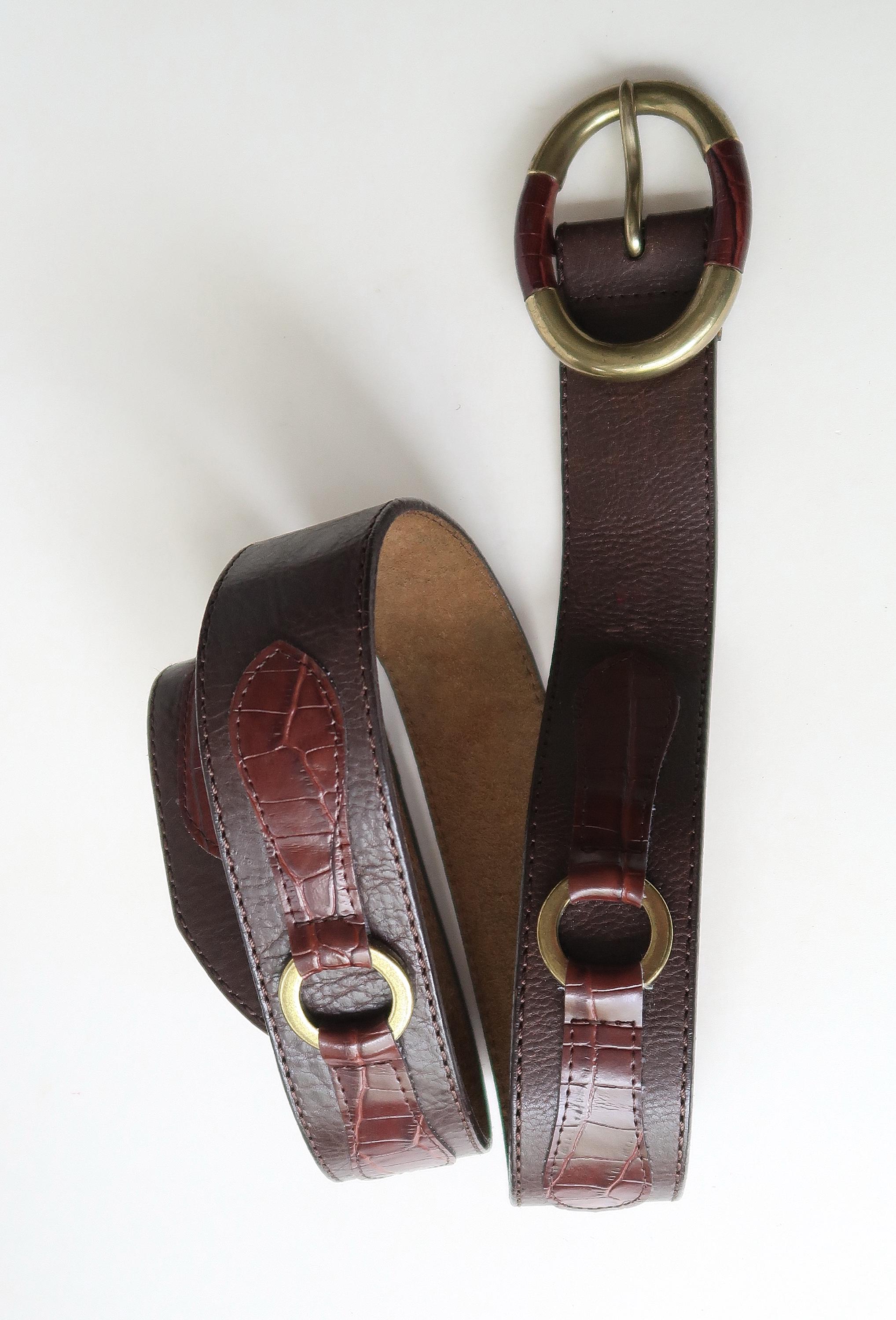 Vintage Sawtooth Belt by Oscar de la Renta il_fullxfull.6721269337_f7rl.jpg main image 2