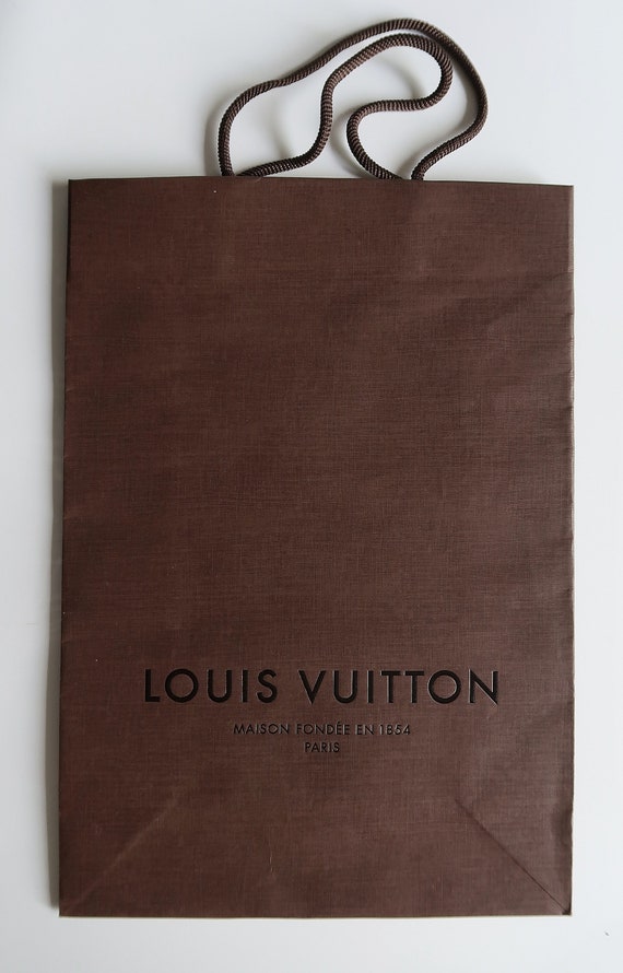 LOUIS VUITTON Authentic Vintage Paper Gift Bag -  Hong Kong