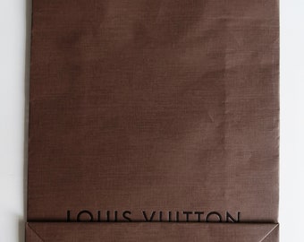 Louis Vuitton, Party Supplies, Authentic Louis Vuitton Lv Orange Paper  Shopping Gift Bag 6 1325 625