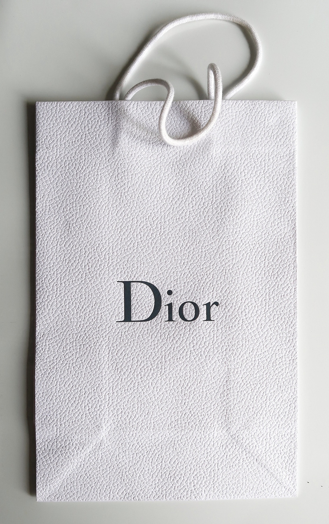 Dior Authentic Logo Stars Gift Wrapping Paper Approx 6 Ft. 27.5” Wide White  Gold