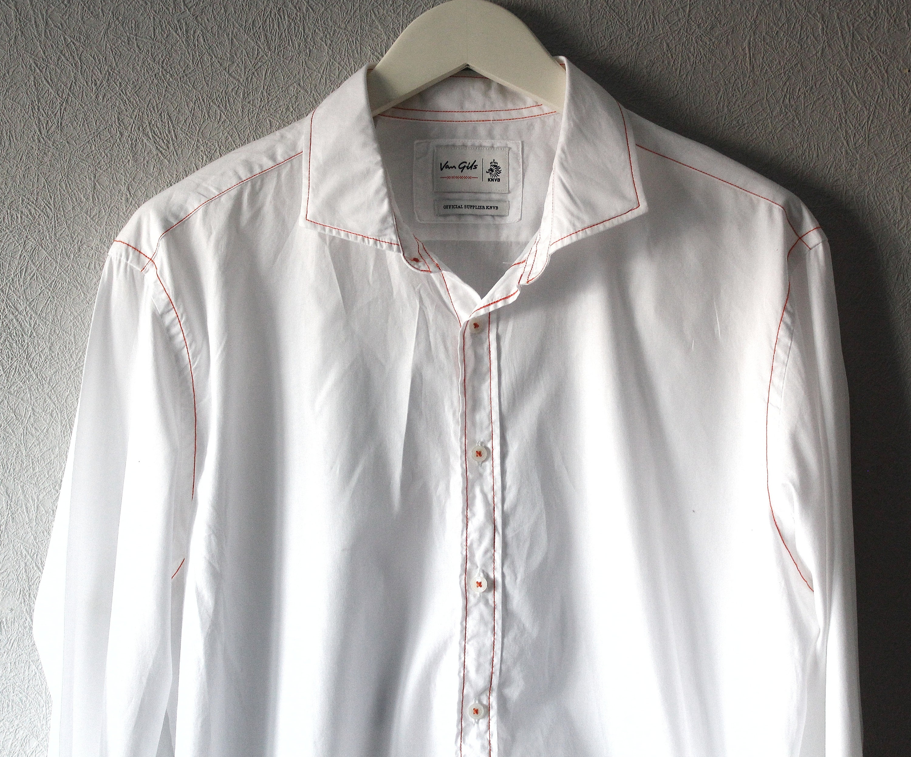 Herziening Spookachtig alleen VAN GILS White Men Button-up de Selectie-n11 Shirt - Etsy New Zealand