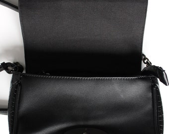 Leather crossbody bag DAVID JONES Black in Leather - 35407293