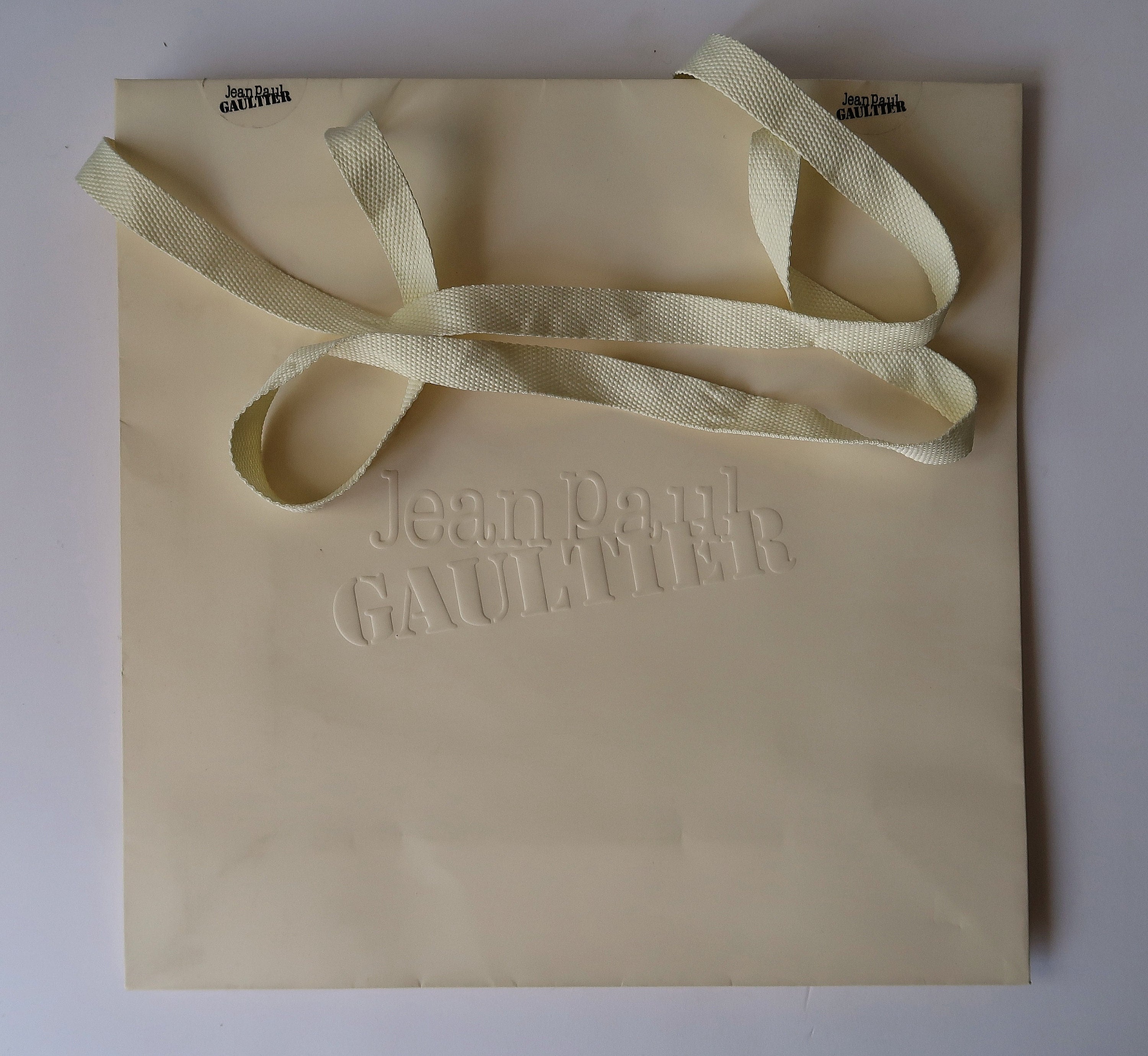 JEAN PAUL GAULTIER Authentic Vintage Paper Shopping Gift Bag - Etsy