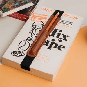 Leder Elastische Lesezeichen, Benutzerdefinierte Lesezeichen, personalisierte Buch Seite Markierung, Lese Zubehör, Geschenke für Leseratte, Lesezeichen für Männer
