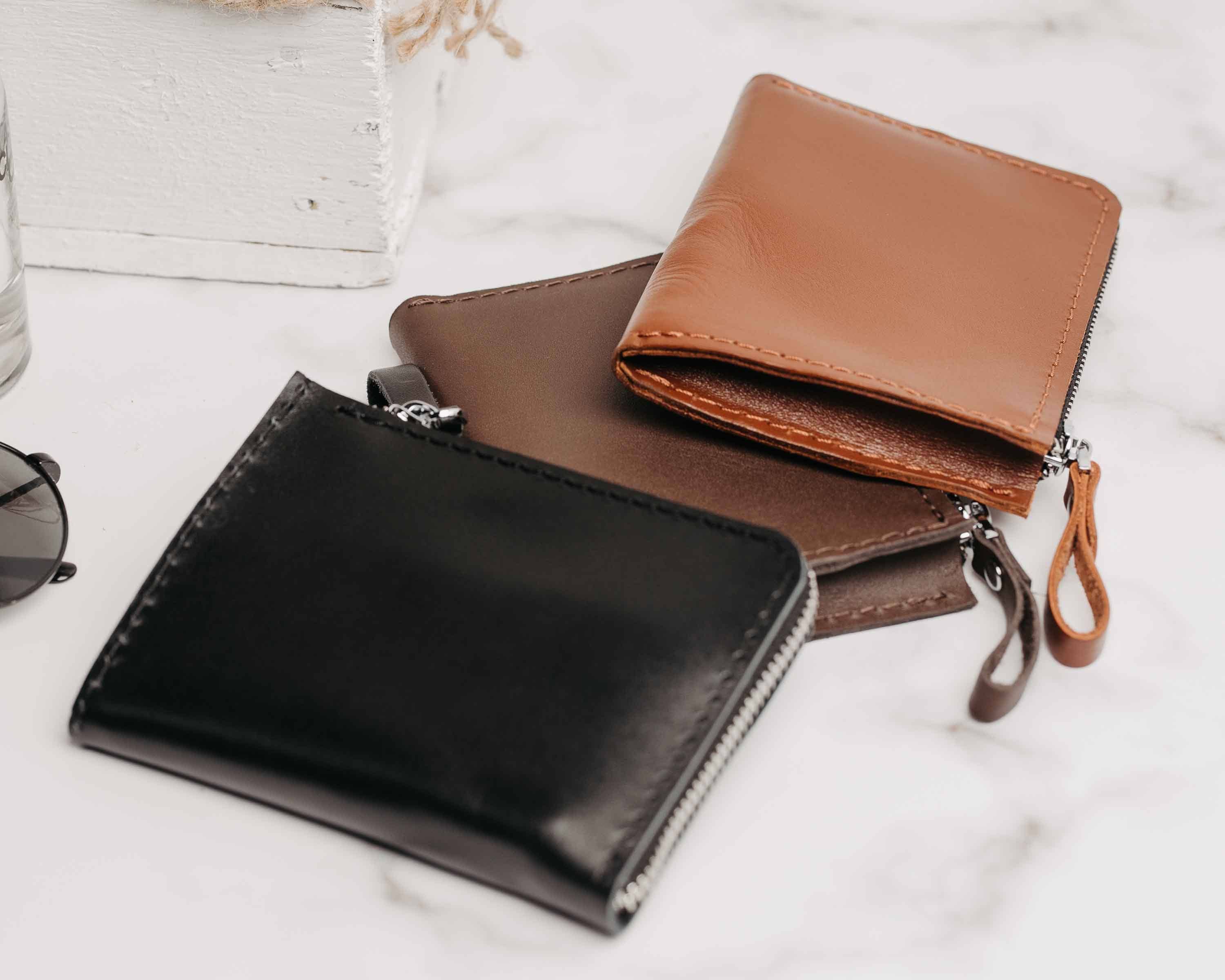 L Shaped Zip Wallet - Etsy