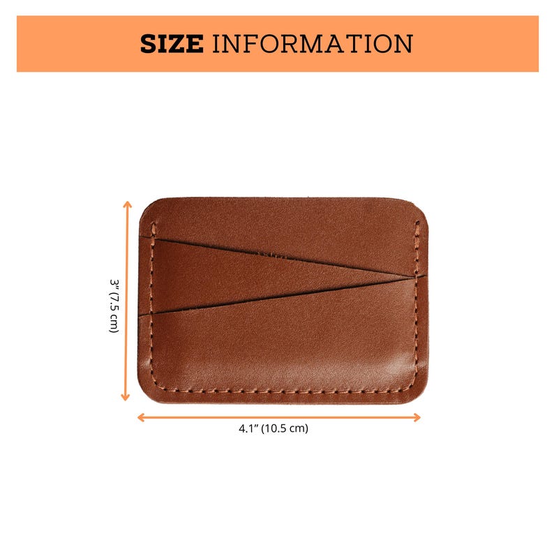 Cartera minimalista compacta, tarjetero de cuero, billetera delgada con relieve para hombre, tarjetero personalizado, regalo personalizado para compañero de trabajo. imagen 6