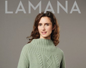 The new Lamana Magazine No. 13 is here! Knitting booklet with 27 instructions for sweaters, jackets, scarves and hats, for beginners and advanced users