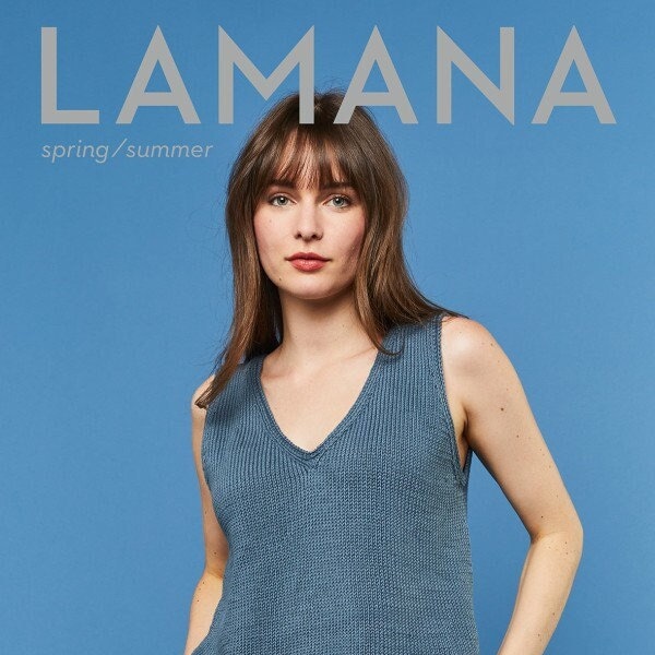 Lamana Magazin printemps/été 01. Livret de tricot avec huit instructions pour pulls, tops et châles d'été, pour débutants et utilisateurs avancés