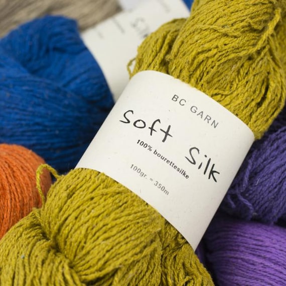 Soft Silk 100% Bourette Silk. A Noble Summer With the Etsy