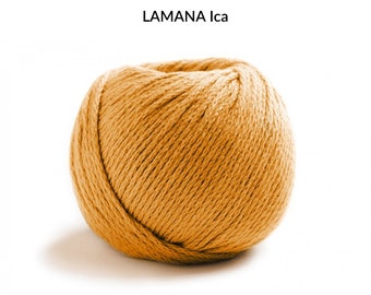 Lamana Ica, 100% Pima cotton, knitting, Jules Sweater, crochet, handmade, sweater, bag, backpack, shopping net, blanket, instructions