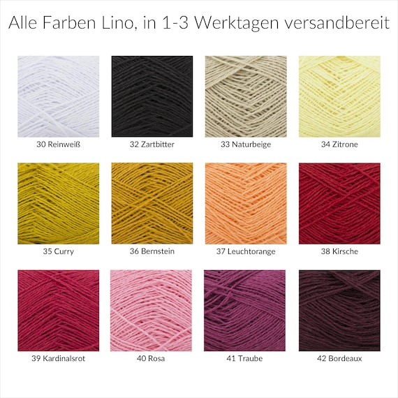 Yarn Lino Bc-garn Knitting Crocheting Fashion - Denmark