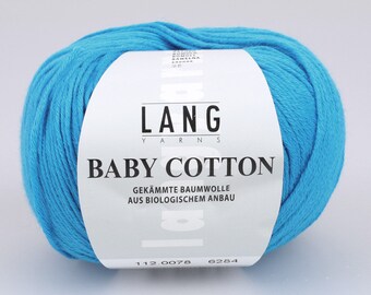 Lang Yarns Baby Cotton, Bio Baumwolle aus kontrolliertem Anbau, öko, Stricken, Häkeln, Amigurumi, Kinder, Sommer, Frühling, nachhaltig, DIY