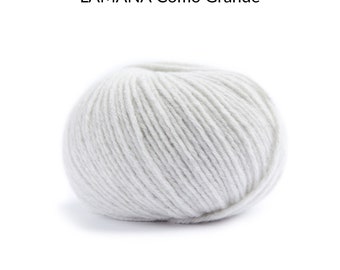 Lamana Como Grande, 100% laine vierge Merino Superlight, sans mulesing, tricot, femme, homme, bonnet, pull, veste, écharpe, costume traditionnel, laine