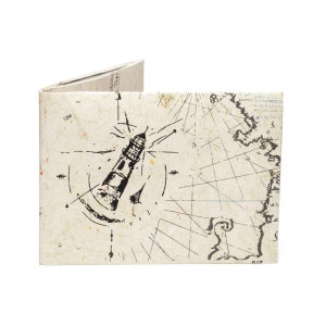 Portafoglio di carta Art Design, Portafoglio sottile, Regalo per lui, Regalo per lei, Opere d'arte di viaggio, Regalo per viaggiatori, Idee regalo