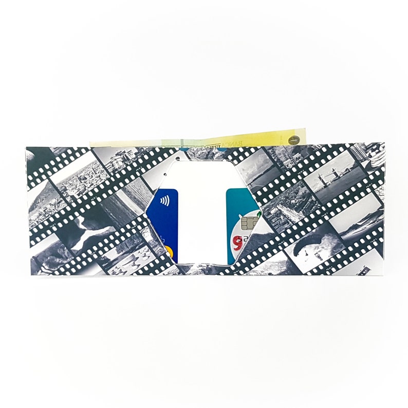 Gift for her Men Wallet Paper Wallet Camera Wallet Gift for him Slim Wallet Wallet Women Valentines Day gift Camera Accessories