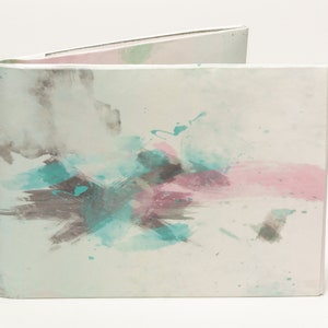 Paper Wallet Art Butterfly Watercolor Artwork Gift ideas Slim wallet Gift for her Butterfly artwork