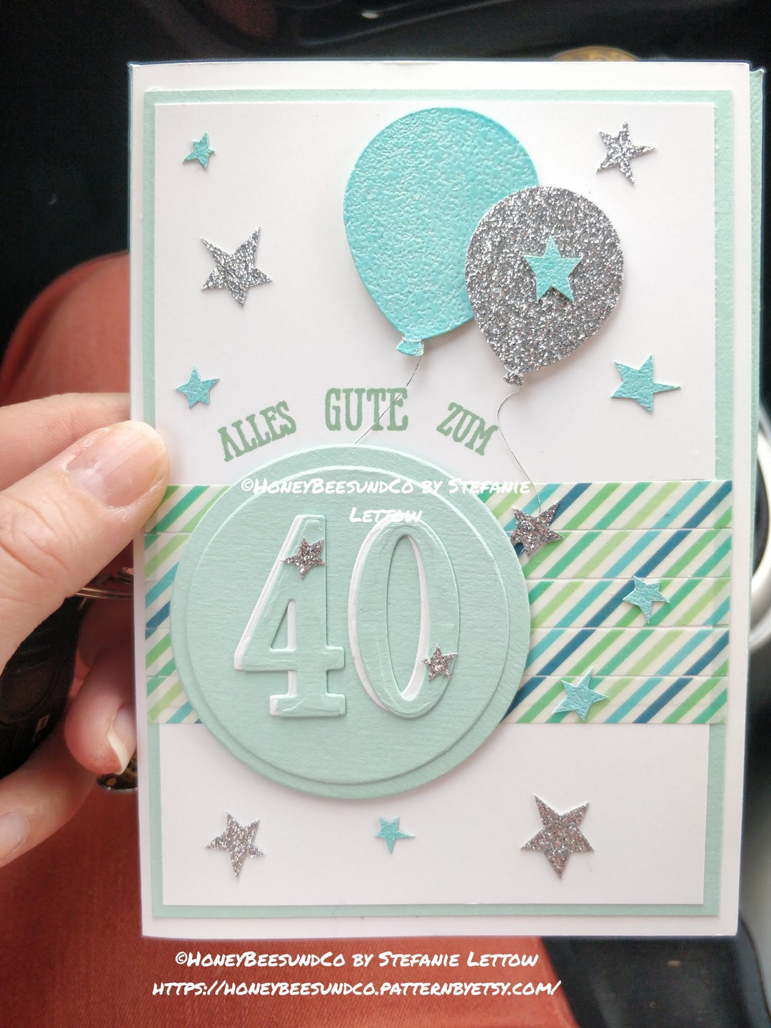 Karte zum 40. Geburtstag Etsy.de