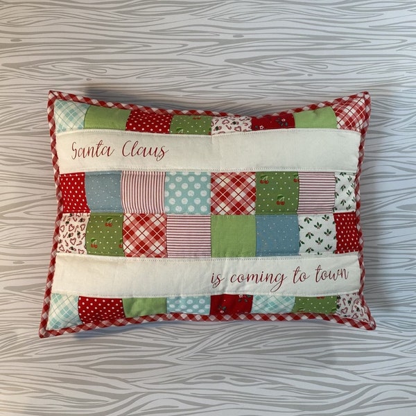 Patchwork Pillow Etsy