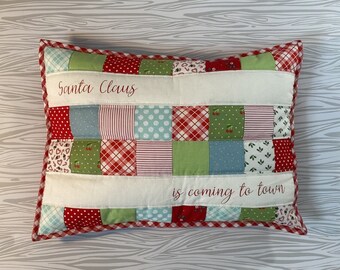 Christmas Patchwork Pillow Cover