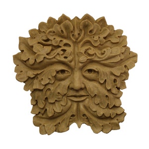 The Gothic Greenman Wall Plaque