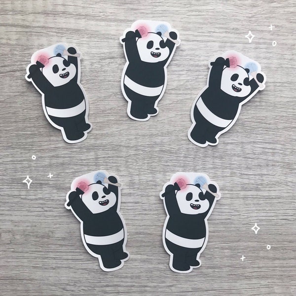Monbebe Wenee Panda Matte Sticker